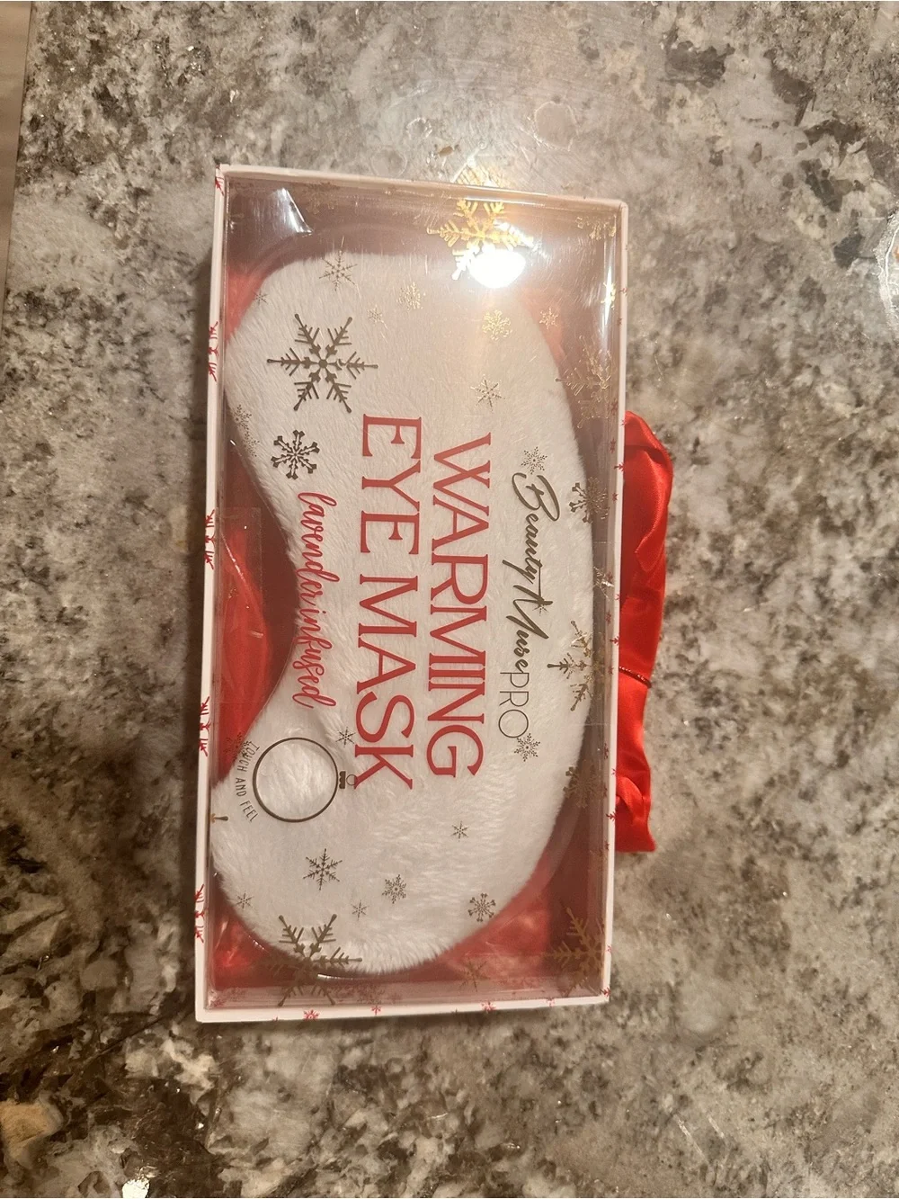 BeautyMinds PRO White Warming Eye Mask - Lavender-Infused